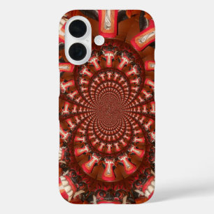 Crimson Pulse Kaleidoskop Zunge Abstrakte Kunst title_seo2