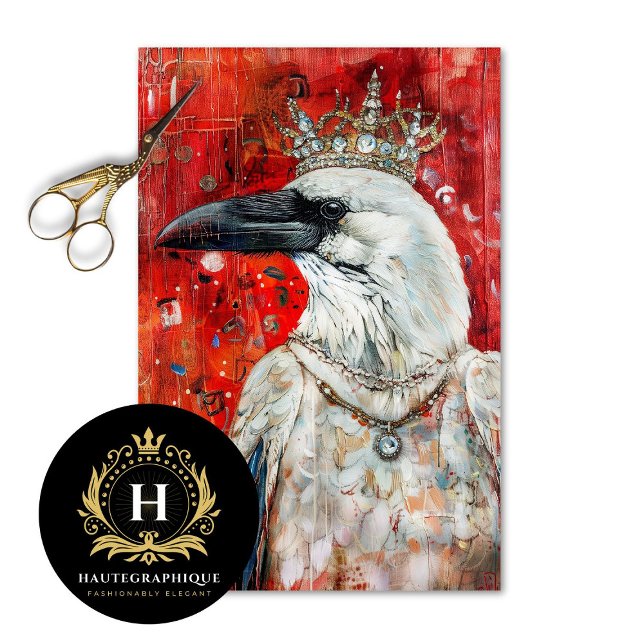 Crimson Queen Raven Decoupage Seidenpapier (Von Creator hochgeladen)