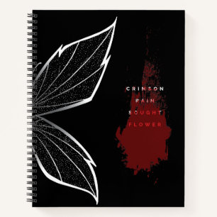 Crimson Rain Gesuchte Blume (eng) Notizbuch