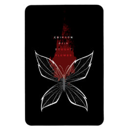 Crimson Rain Gesuchte Blume Wraith Butterfly Magnet