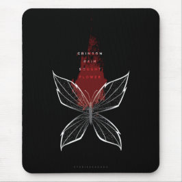 Crimson Rain Gesuchte Blume Wraith Butterfly Mousepad