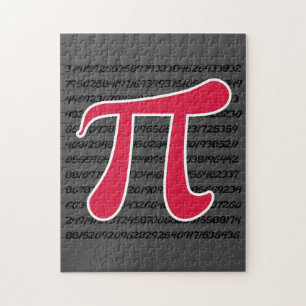 Crimson Red Pi Symbol