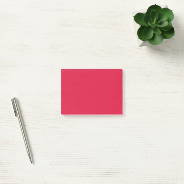 Crimson Red Post-It Notes – Customizable Klebezettel (Büro)