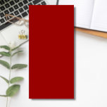 Crimson Red Solid Color | Classic | elegant Magnetischer Notizblock<br><div class="desc">Crimson Red Solid Color | Classic | elegant | Trendy | Stilvoll | Geschenk</div>
