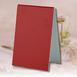 Crimson Red Solid Color | Classic | elegant Tischaufsteller
