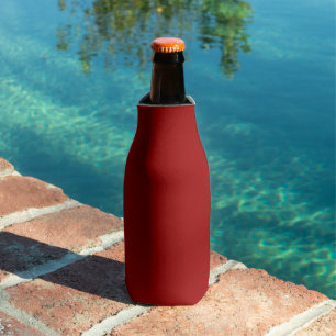 Crimson Red Solid Color Flaschenkühler