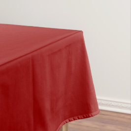 Crimson Red Solid Color Tischdecke