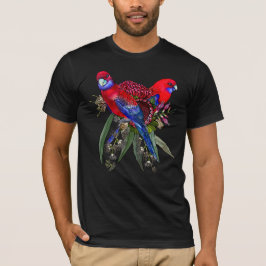 Crimson Rosella Tropical Parrots T-Shirt