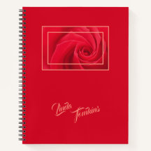 Crimson-Rote Rose unter Glas Personalisiert