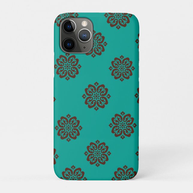 "Crimson Scrolls - Bold Elegance" Case-Mate iPhone Hülle (Rückseite)