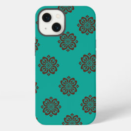 "Crimson Scrolls - Bold Elegance" iPhone Hülle