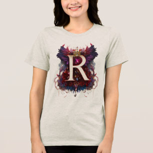 Crimson Sovereign: Extravagantes mittelalterliches Tri-Blend Shirt