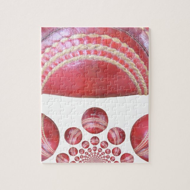 Crimson Spin - Ein wunderschöner Red Cricket Ball  (Vertikal)