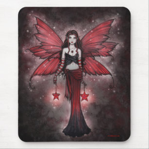Crimson Star Fairy Mousepad