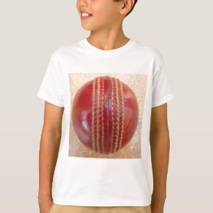 Crimson Stitch Focus: Nahes Up of Cricket's Heart T-Shirt