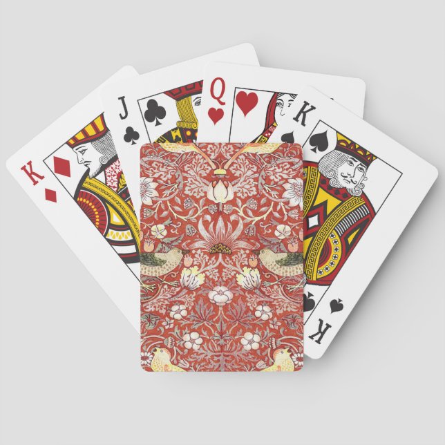 Crimson Strawberry Diief Card Set Spielkarten (Rückseite)