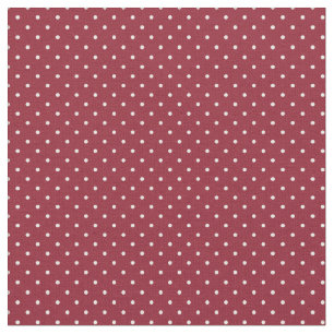 Crimson Tiny Dots Stoff