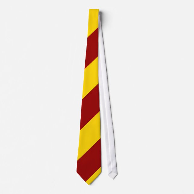 Crimson und Gold Krawatte (Vorderseite)