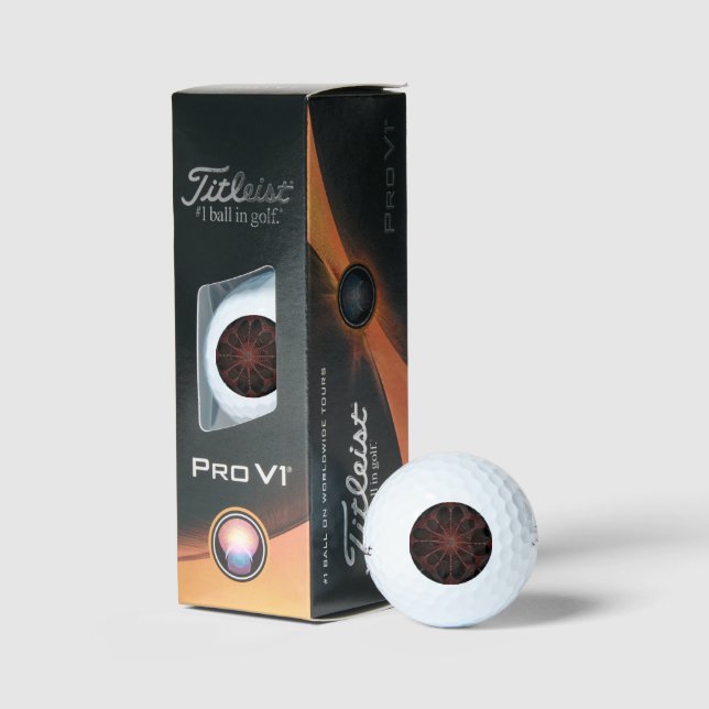 Crimson Web: Fraktal-Tanz mit der Redback Spider Golfball (Verpackung)
