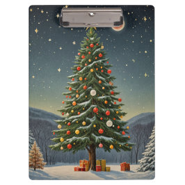 Crimson Weihnachten Klemmbrett