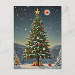 Crimson Weihnachten Postkarte