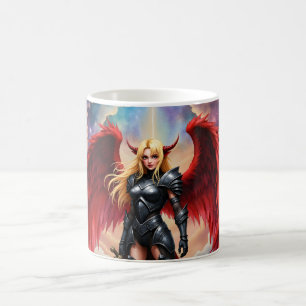 Crimson Wing – gefallene Engelskriegerin. Kaffeetasse