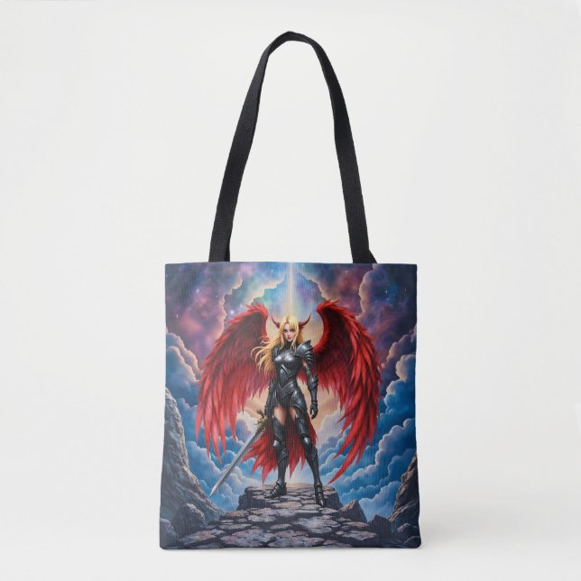 Crimson Wing – Gefallener Engel Krieger. Tasche (Vorderseite)