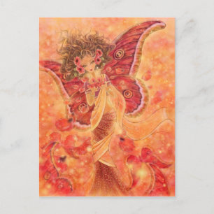 Crimson Wings Postcard Postkarte
