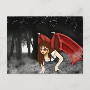 Crimson Wings Postkarte