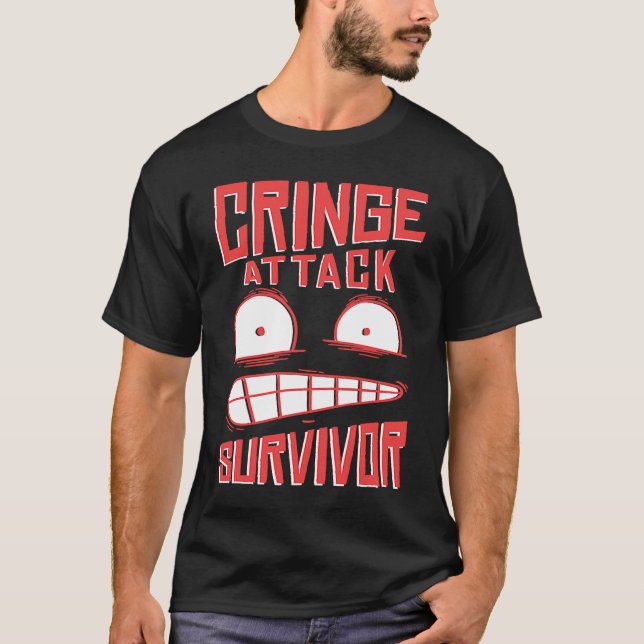 Cringe  phrase Gen Z  meme phrases Cringe T-Shirt (Vorderseite)