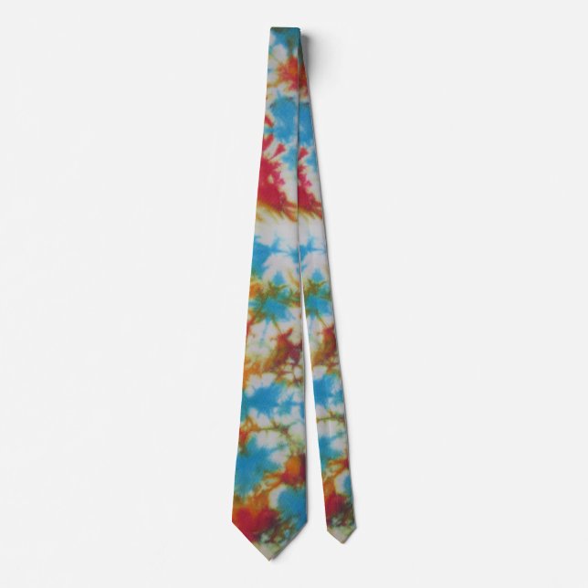 Crinkle Gefärbte Krawatte Necktie (Vorderseite)