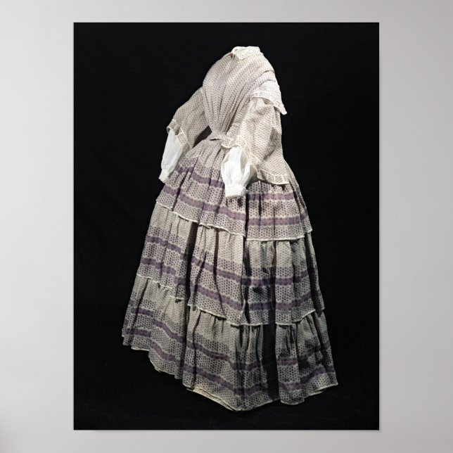 Crinoline dress, 1850-60 poster (Vorne)