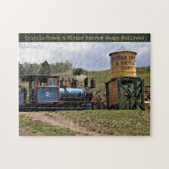 Criple Creek et Victor Narrow Gage Train Puzzle (Horizontal)