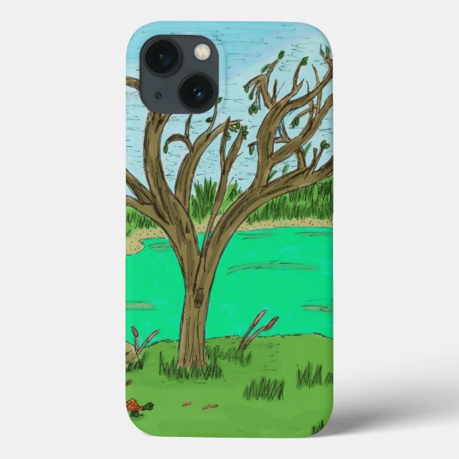 Crique avec coque ipad d'arbre (Verso)