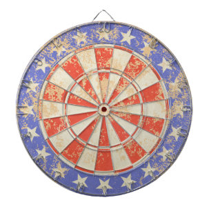 Criqué de drapeau des Etats-Unis de cible vieux