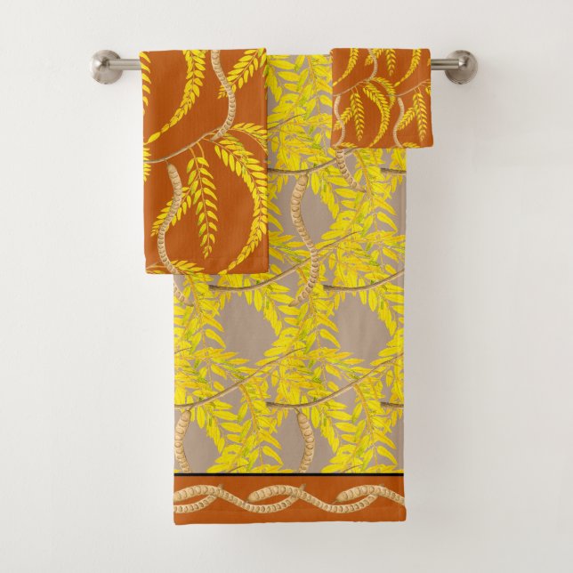 Criquet de miel sur un ensemble de serviettes de b (En situation)