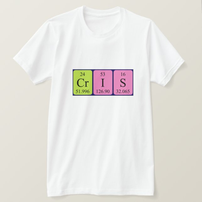 Cris Periodenname Shirt (Design vorne)