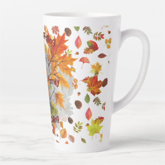 Crisp Air & Cosy Sips: Tasse mit lebendigem Leaf f