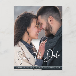 Crisp Modern & stilvoll | Save The Date Postkarte