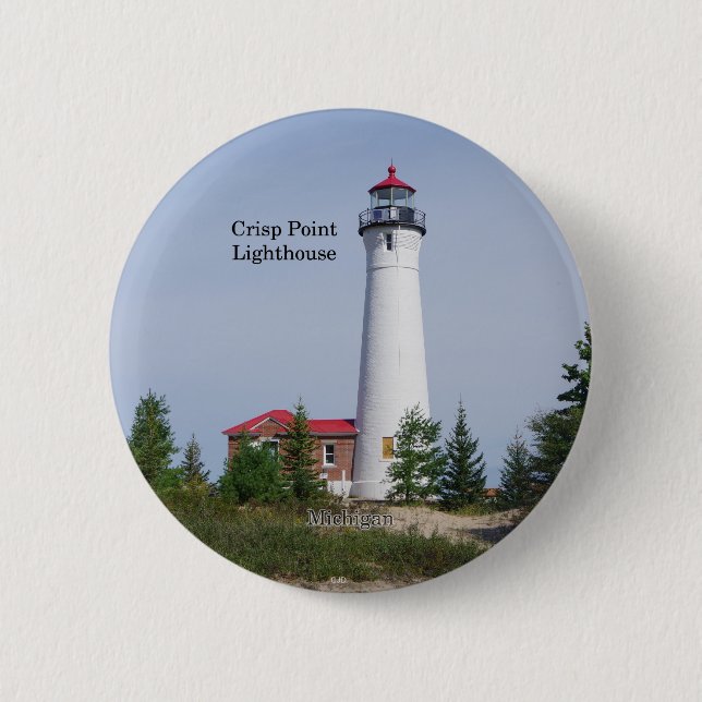Crisp Point Lighthouse button (Vorderseite)