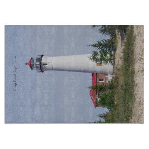 Crisp Point Lighthouse & Gebäude-Schneidpappe Schneidebrett