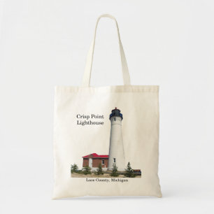 Crisp Point Lighthouse geschnitten Tasche