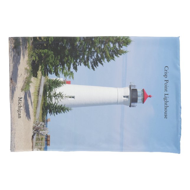 Crisp Point Lighthouse Kissen Kissenbezug (Vorderseite)