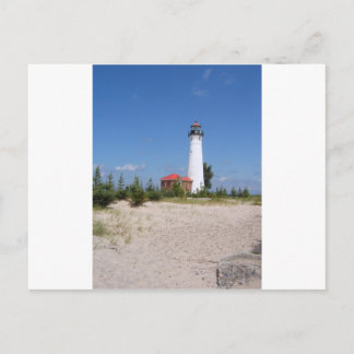 Crisp Point Lighthouse Postkarte