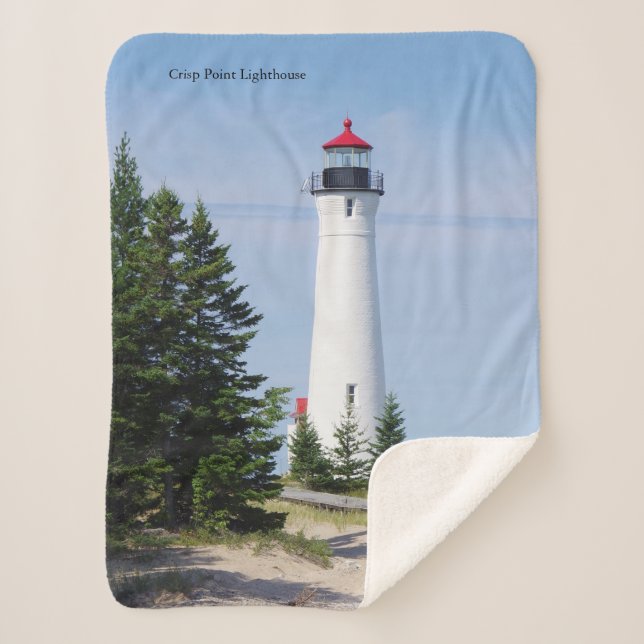 Crisp Point Lighthouse Sherpa Decke Sherpadecke (Vorderseite)