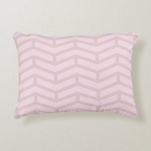 Crisp Sharp gegensätzliche Pfeile Zickzack rosa ne Dekokissen