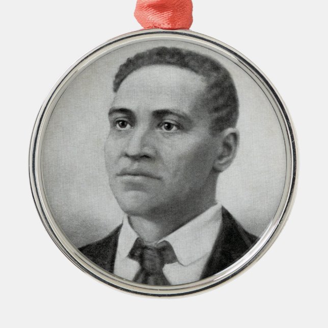 Crispus Attucks: Märtyrer der amerikanischen Revol Ornament Aus Metall (Vorne)