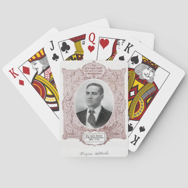 Crispus Attucks: Märtyrer der amerikanischen Revol Spielkarten (Rückseite)