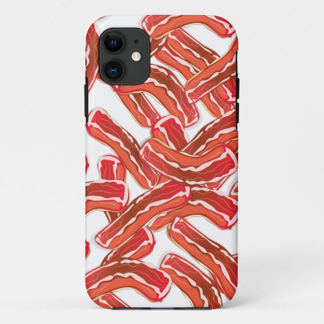 Crispy Bacon Pattern Case-Mate iPhone Hülle (Rückseite)