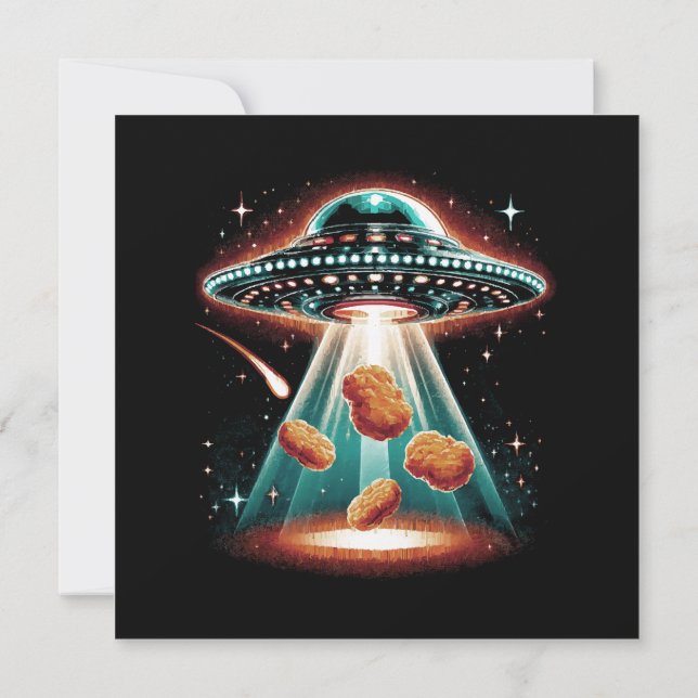 Crispy Chicken Nugget Einladung (Rückseite)